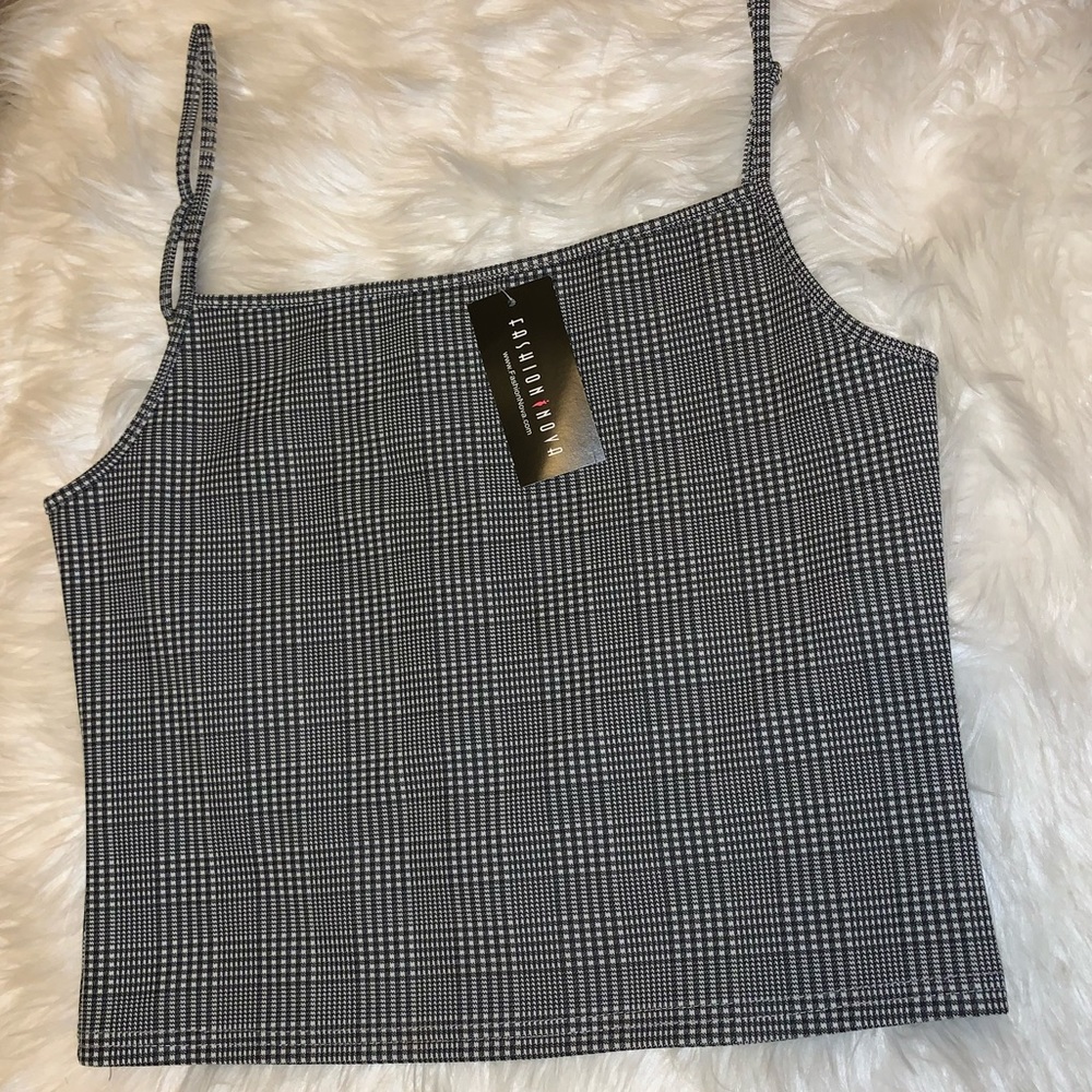 Plaid Tank Top